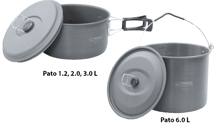 Терра Инкогнита Котелки Pato 1.2/2.0/3.0/6.0
